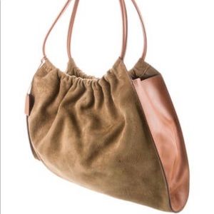 Gucci Vintage Suede Shoulder Bag